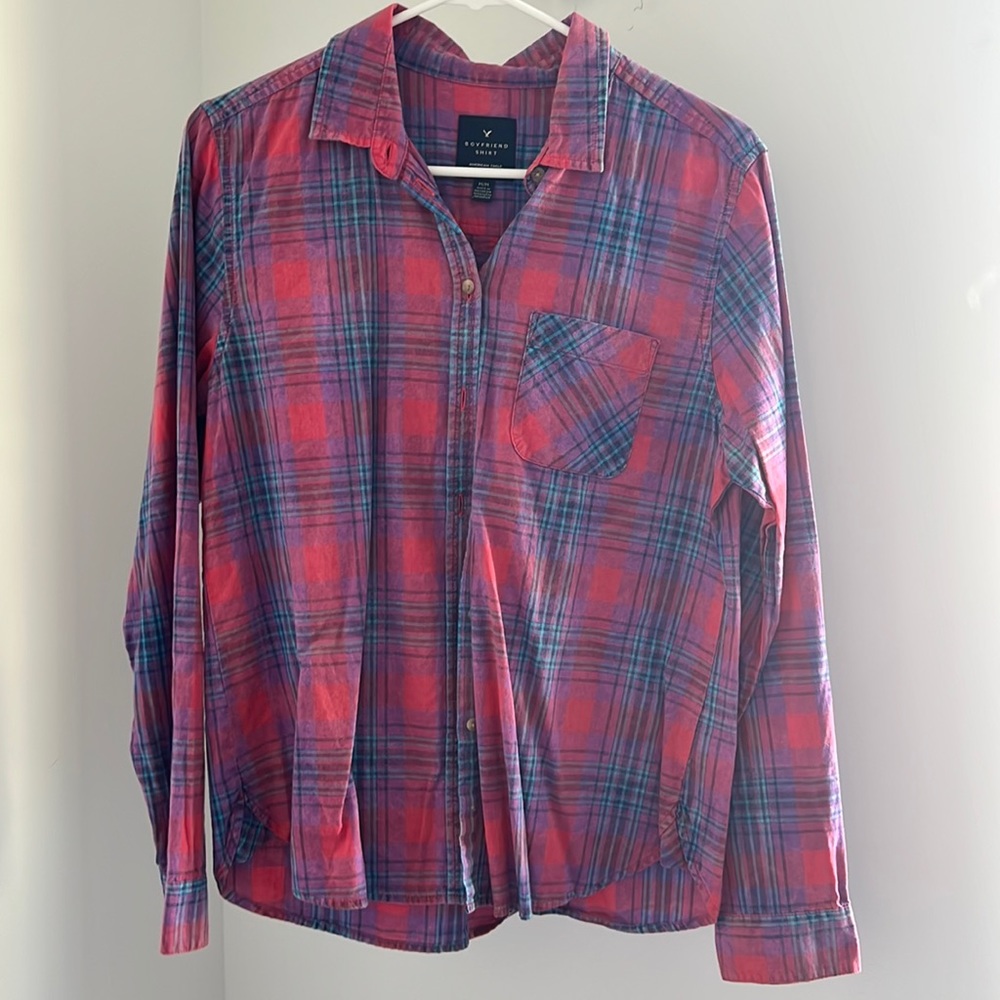 Flannel Purple Red Blue